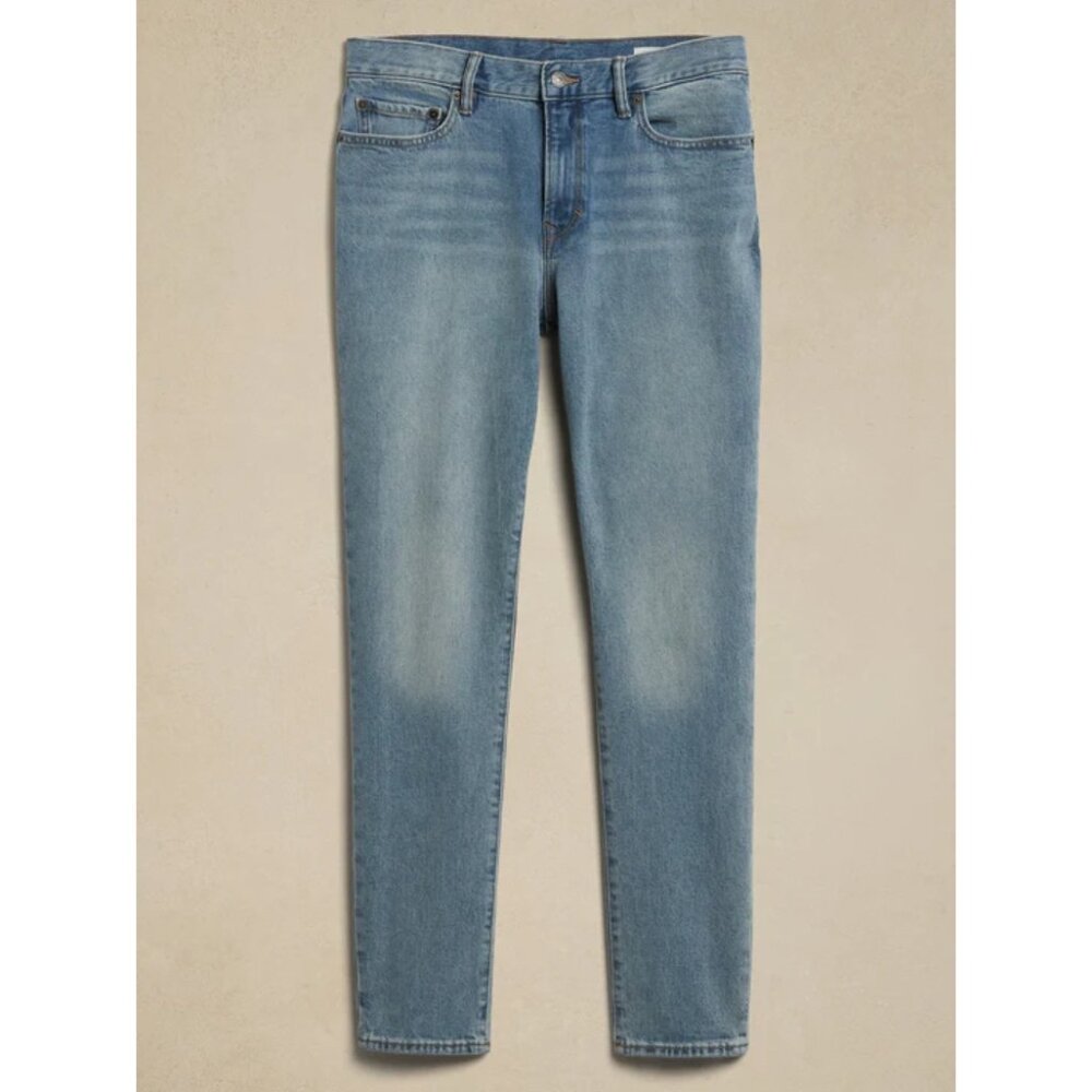 Banna Republic Light Blue Straight Leg Jeans Womens Size 27/4 Casual Denim - GUC